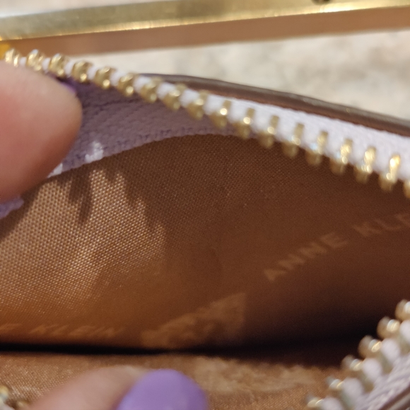 Anne Klein Mini Card Holder Wallet Pink - Picture 5 of 5